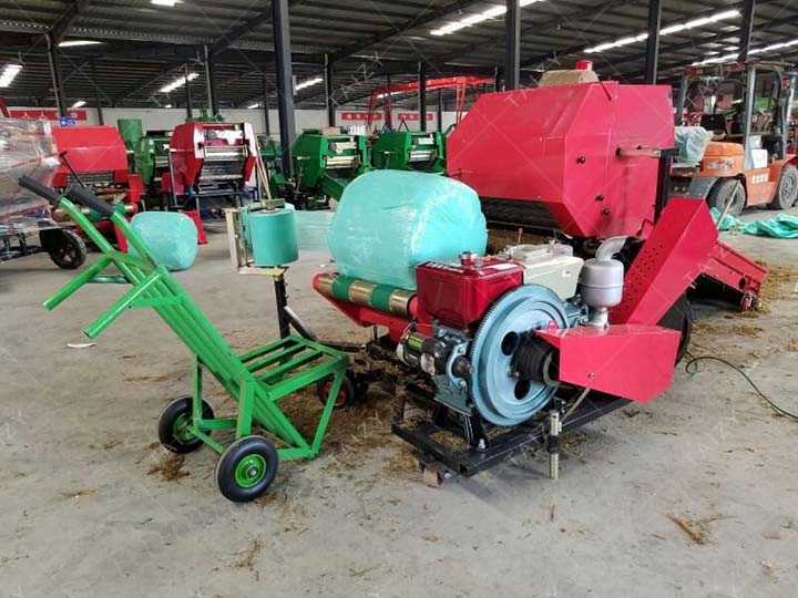 How to make “bread grass” by the silage wrapping machine?