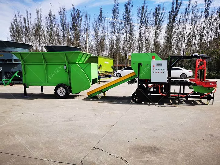 Corn silage baler exported to Algeria